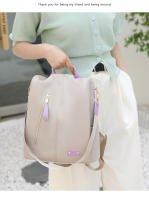 Mochila antirrobo negra para mujer, morral sencillo a la moda, informal, pequeña, impermeable, para viaje - details 17