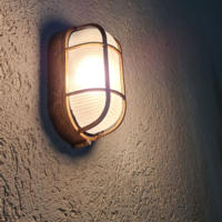 Luz de pared Retro a prueba de humedad para exteriores, lámpara de techo E27 impermeable Vintage, iluminación de pared y porche, ciclismo - details 7