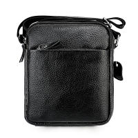 Bolso bandolera para hombre, piel auténtica de becerro, suave,bandolera cruzada de hombro, informal - details 18