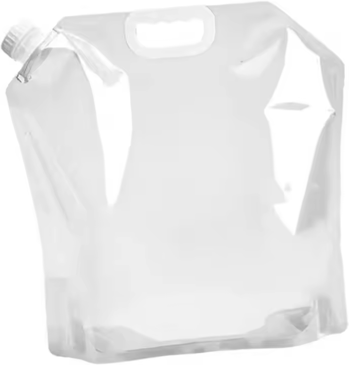 Contenedor de agua plegable de 10 l para transportar agua en el automóvil, con asa, tanque de agua plegable para mochileros y supervivencia - 1