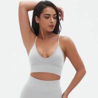 Top sin costuras Nylon de secado rápido Color sólido Adecuado para yoga y estiramientos Deportes profesionales - details 27