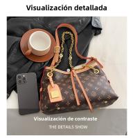 Bolso Cruzado Vintage de Alta Gama Bolso Comutador para Mujeres de Gran Capacidad - details 3