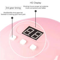 LULAA-secador de uñas de Gel hine de 54w, lámpara Uv Led, herramienta profesional, equipo de salón de manicura - details 3