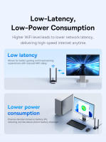Baseus Adaptador USB WiFi Doble Banda 2.4G 5Ghz Velocidad de Carga Alta de 1800Mbps - details 7