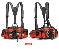 Riñonera de pesca multifuncional, equipo de pesca de viaje, portátil, para pesca al aire libre, senderismo, ciclismo, escalada, bolsa de almacenamiento grande - details 9