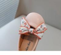 Zapatos de cuero para niñas, mocasines planos de cuero PU suave para niños, mocasines sin cordones con lazo de cinta, princesa dulce, sencillo, clásico, talla 21-34, nuevo - details 11