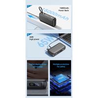 Essager-batería externa portátil de 15000mAh, Cargador rápido con Cable USB C, para iPhone, iPad, Macbook, 65W - details 1