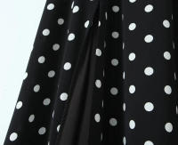 TRAFZA-Conjunto de falda con estampado de lunares para mujer, Top corto de manga corta con cuello cuadrado, falda con abertura de cintura alta, Vintage, Primavera, 2024 - details 10