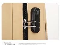 Mochilas de gran capacidad, mochilas de cerradura de contraseña impermeable para hombres, viajes de negocios, mochilas de carga USB - details 26