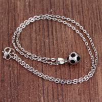 Nuevo Hip Hop hombres Hippie hombre deportes moda collar fútbol colgante collar cadena de aleación balón de fútbol collar joyería regalo - details 9