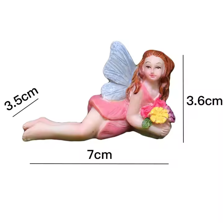 Modelo en miniatura, bonito adorno, decoración para el hogar y el coche, figuritas artesanales, juguetes de resina, Mini paisaje, suministros de accesorios para el hogar, regalos - 1
