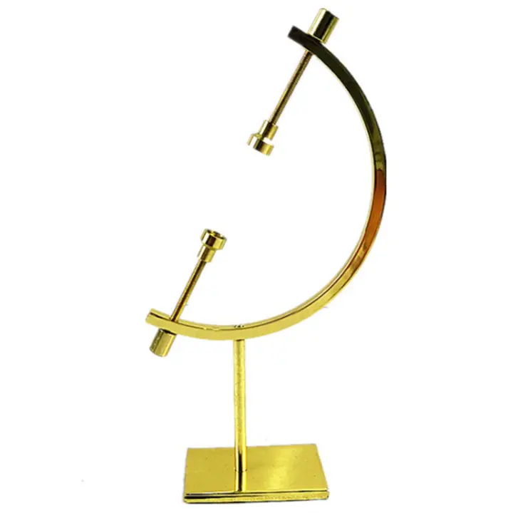 Soporte de exhibición de adorno, estante de decoración para Globo, soporte de bola de cristal, decoración del hogar, adorno chapado en oro, soporte artesanal - 1
