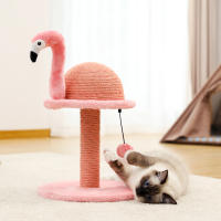 Árbol Rascador de Gato PAWZ Road 32x32x48CM Postes rascadores de flamenco creativos árbol de gato elegante pequeño tipo de animal para China - details 4