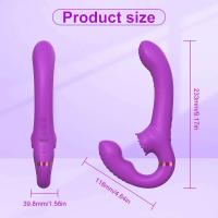Leten para lesbianas Didlo Correa en arnés bragas vibratorias para mujer Bondage consolador cinturón vibrador sexual para adultos - details 5