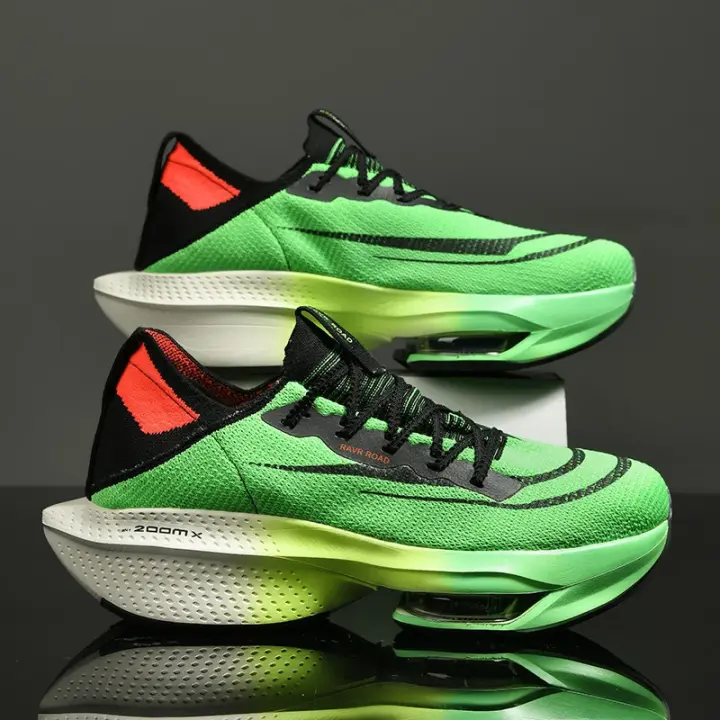 Air cushion zoom marathon men's shoes carbon plate sports running shoes sports student shoes - 1