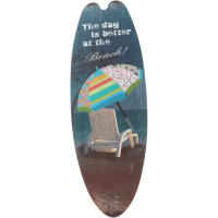 Tabla de surf colgante de madera para playa, decoración de pared de Bar Tropical temática de verano, bienvenido al Paraíso, letrero de puerta para habitación del hogar - details 5