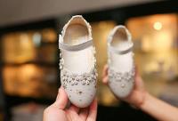 Zapatos de cuero de princesa para niñas, zapatos planos con recortes y flores, suaves, para primavera y verano, 2024 - details 14