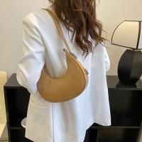 Bolsos de mano de color sólido de media luna a la moda, bolsos para las axilas, bolsos Hobos, bolsos de mano - details 2