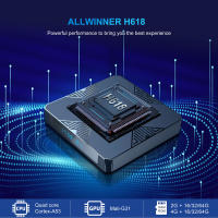Dispositivo de TV inteligente X98H, decodificador con Android 12, Allwinner H618, Wifi 6, BT5.0, 4K, 4 GB, 32 GB, reproductor multimedia, Wifi 2,4G, 5G, 2 GB, 16 Gb, PK X96Q - details 1