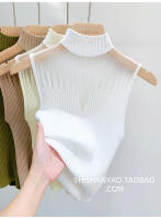Top de Malla Acolchado Vestido Chic Sin Mangas para Mujer Estilo Callejero Moderno Moda Deportiva - details 14