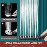 Cabezal de ducha ajustable multifunción, rociador de mano de alta presión, rociador de ahorro de agua, accesorios de baño - details 3