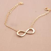caliente minimalista Punk Vintage Bijoux moda encanto infinito 8 pulseras para mujeres regalo hombres cadena pequeños brazaletes joyería barata - details 4