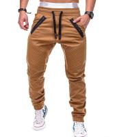 Pantalones deportivos con cordón elástico para hombre, informales con doble entrepierna abierta, nueva moda - details 3