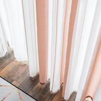 Cortinas opacas para salón, 2 piezas, cortinas aislantes del frío y el calor para dormitorio con pestañas gris claro - details 8