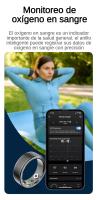 Anillo Inteligente, Rastreador de Actividad y Sueño con Duración de Batería de 7 Días, Monitor de Oxígeno en Sangre y Ritmo Cardíaco, Contador de Pasos y Calorías, Impermeable y Compatible con iOS Android - details 10
