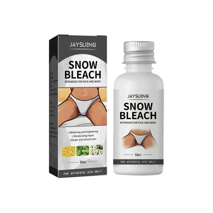 Crema blanqueadora para blanquear el cuerpo, ilumina las axilas, codos, rodillas, eliminación de articulaciones, partes íntimas, manchas oscuras, melanina, crema blanqueadora de nieve, 30ml - 1