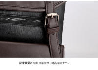 Mochila de cuero impermeable de gran capacidad para computadora de negocios para hombres - details 30