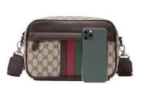 Bolso de hombro de piel sintética para hombre joven, bandolera resistente al agua, para fiesta, negocios, informal, para móvil, - details 6