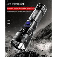 Linterna LED de Alta Potencia Portátil, Impermeable, Más de 93m de Luz de Camino, Carga USB, Ideal para Acampar y Pescar - details 8