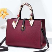 Nuevo bolso grande de Color sólido, accesorios de bufanda de seda de cuero suave, bolso oblicuo informal, bolso de mujer - details 2