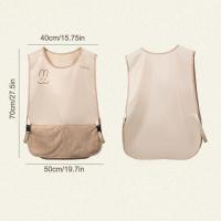 Delantal impermeable resistente a las manchas, delantal sin mangas estilo chaleco para manos limpiable, delantales de cocina antisuciedad transpirables - details 0