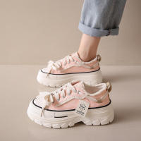 Verano Nuevo 2025 Suela Gruesa Retro Pequeño Blanco para Mujeres Moda Estudiante Versátil Casual zapatos ard - details 7