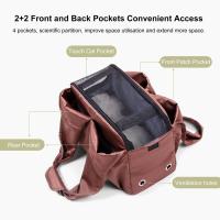 Bolsa portátil transpirable para mascotas, bolso de hombro de salida, portador cálido de invierno para mascotas, ventilación cómoda para perros y gatos pequeños - details 3