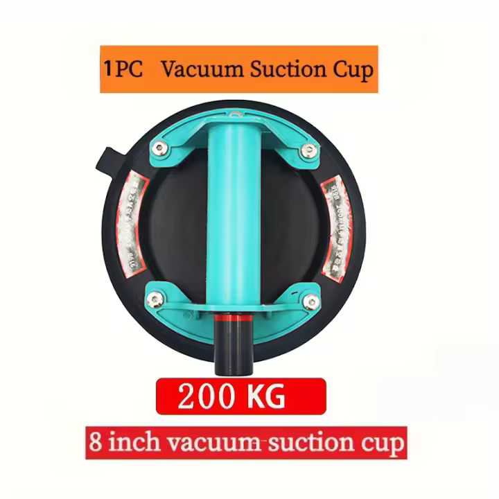 Ventosa de succión al vacío, bomba de aire Industrial, capacidad de carga de 8 pulgadas, 200kg, 1 unidad/2 piezas - 1