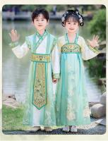 Uniformes escolares Hanfu para niños y niñas de guardería, nuevo estilo chino Tang antiguo para niños, actuación del Festival del Medio Otoño - details 23