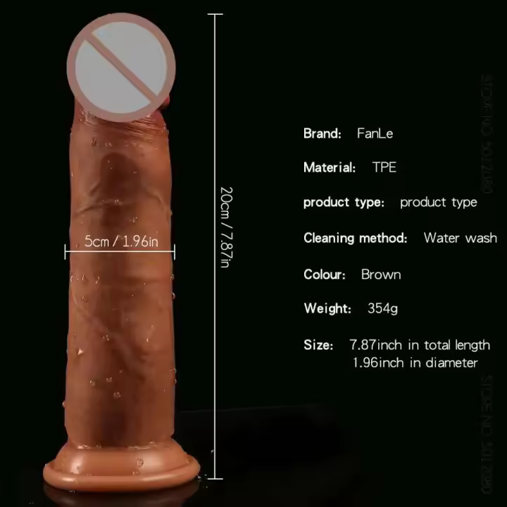 Leten Real silicona realista prepucio deslizante mujeres masturbador pareja consoladores enormes ventosa fuerte Miembro grande juguete sexual para adultos - 1