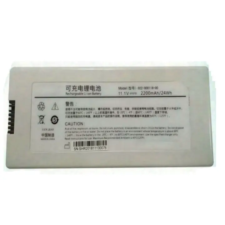 Batería ECG para COMEN NC10,NC8A,NC10A,NC12A,C86,C80,C50, Hunter: smartsigns compact 1200 022-000118-00 - 1