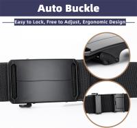 Cinturón con hebilla automática de negocios para hombres con estilo, banda elástica tejida con cinturón versátil de moda - details 2