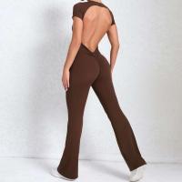 Conjunto de Yoga Ouwu Monos Deportivos para Mujeres Manga Corta, Pantalones Acampados - details 38
