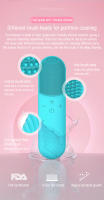 Cepillo Facial de Silicona Eléctrico Recargable por USB, Impermeable, Limpieza Profunda, Exfoliación y Masaje, Adecuado para Piel Sensible Herramienta de Cuidado de la Piel de Belleza - details 4