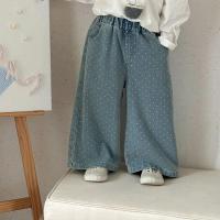 Pantalones Jeans para Niños Primavera Otoño Pantalones Largos con Cuadros para Niños y Niñas - details 16