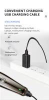Kemei-cortadora de pelo eléctrica para hombre, máquina profesional inalámbrica, recargable por USB, batería de litio de 600mah, carga rápida - details 4