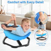 silla oscilante para sentarse y girar, juguetes de equilibrio sensorial, sillas para autismo y TDAH, equipo de juego para - details 23
