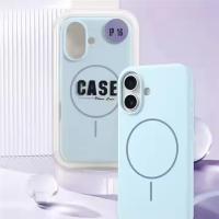 Nuevas fundas protectoras de silicona con carga inalámbrica magnética Magsafe para iPhone 16 15 14 Plus Apple 16 15 14 Pro Max - details 4