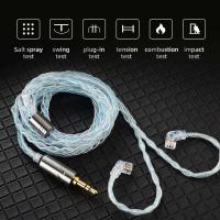 Cable de auriculares QKZ T1 de 8 hilos, Cable de actualización de 0,75 MM, 2 pines, Cable de auriculares KZ Chapado en plata, auriculares con Cable TC KZ de 200 núcleos - details 13