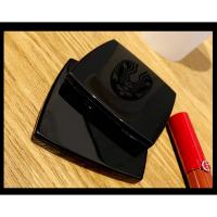 Mini espejo de maquillaje negro, espejo cosmético plegable de doble cara para mujer, espejo de tocador portátil cuadrado de viaje compacto de bolsillo para niñas - details 5